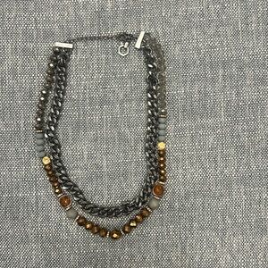 SVVW Layered Necklace Double Chain Short